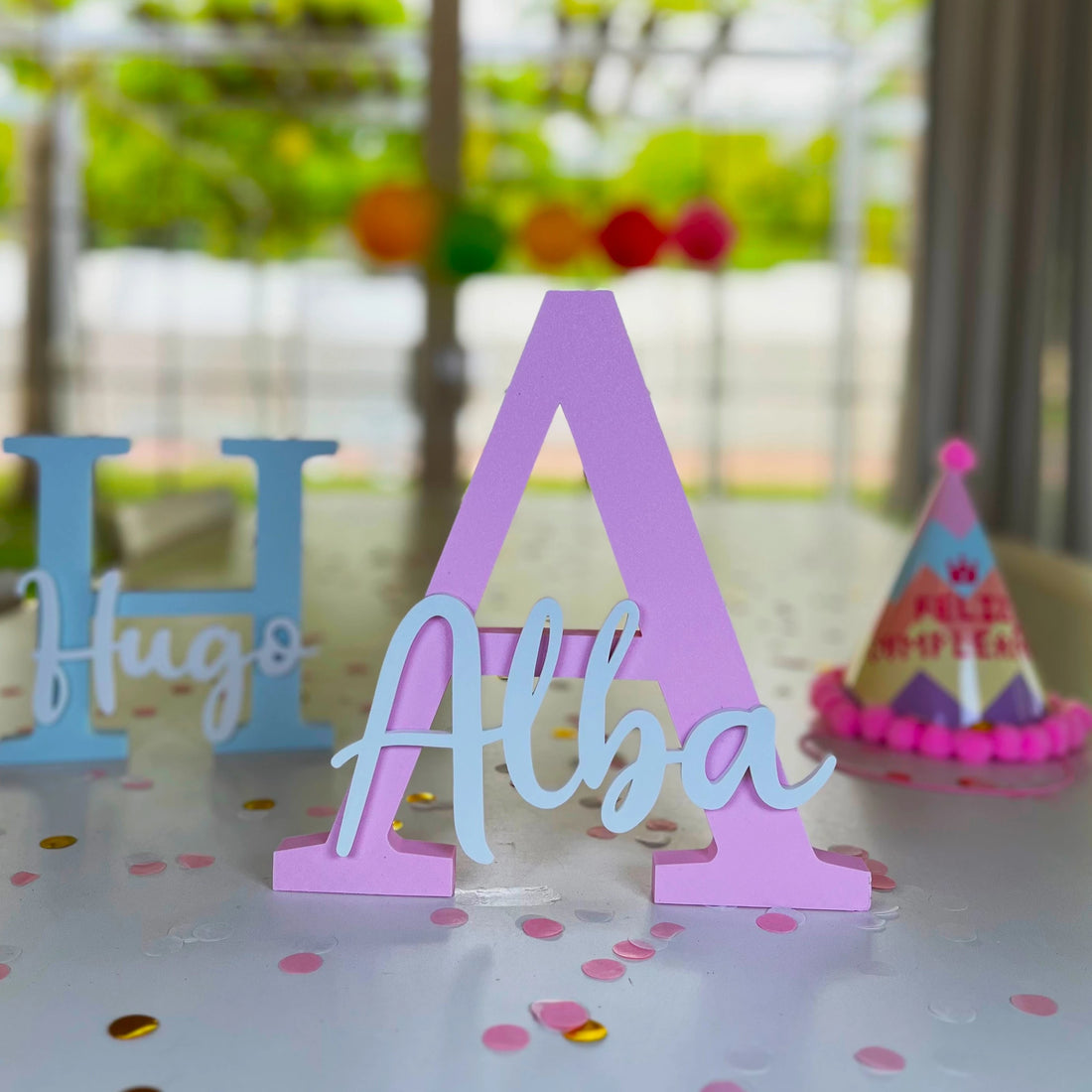 Cómo Decorar Letras de Corcho para Comunión
